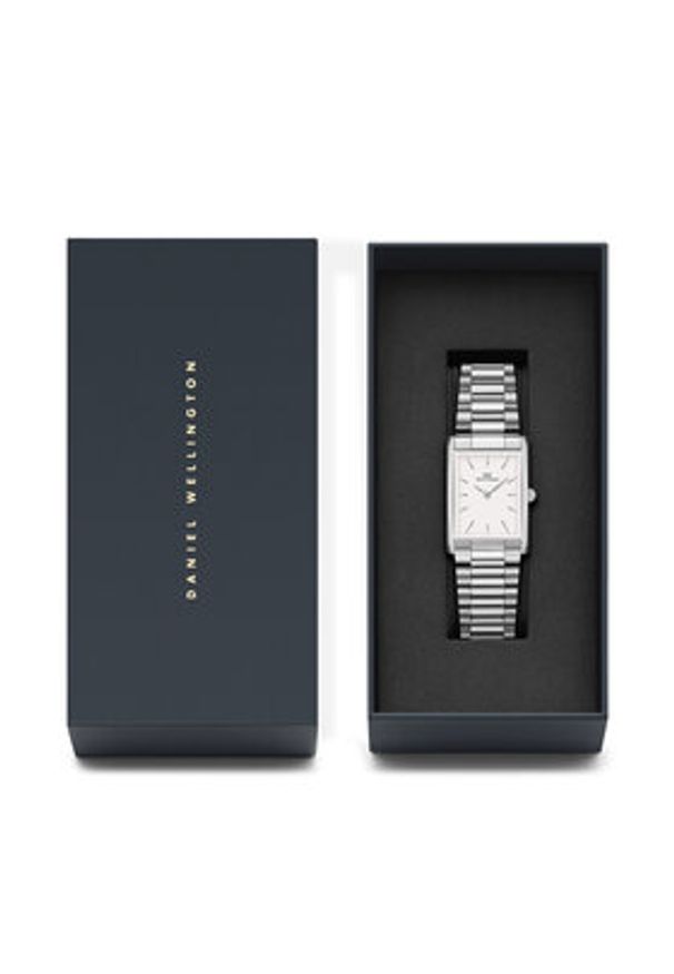 Daniel Wellington Zegarek Bound 9-Link DW00100701 Srebrny. Kolor: srebrny