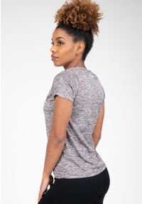 GORILLA WEAR - Elmira V-Neck Koszulka - Szary Melange. Kolor: szary. Sport: fitness