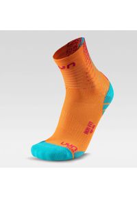UYN - Skarpety do biegania MAN RUN FIT SOCKS r.39-41. Kolor: niebieski, pomarańczowy, wielokolorowy. Sport: bieganie