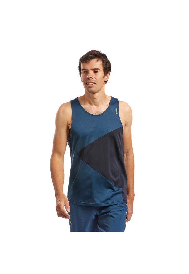 SIMOND - Koszulka wspinaczkowa męska bez rękawów Simond Edge. Kolor: niebieski. Materiał: materiał, poliester. Długość rękawa: bez rękawów