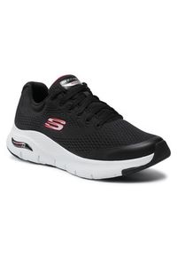 skechers - Skechers Sneakersy Arch Fit 232040/BKRD Czarny. Kolor: czarny. Materiał: materiał #6