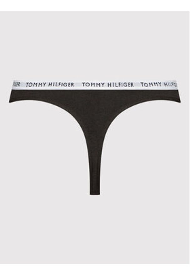 TOMMY HILFIGER - Tommy Hilfiger Komplet 3 par stringów 3p UW0UW02829 Kolorowy. Materiał: bawełna. Wzór: kolorowy