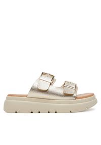 Klapki Clara Barson. Kolor: złoty #1