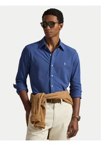 Polo Ralph Lauren Koszula 710654408502 Niebieski Regular Fit. Typ kołnierza: polo. Kolor: niebieski. Materiał: bawełna #1