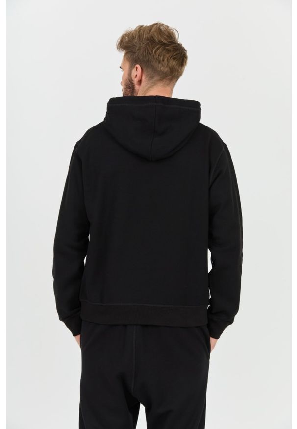 DSQUARED2 Czarna bluza z kapturem Icon Splash Cool Fit Hoodie. Typ kołnierza: kaptur. Kolor: czarny