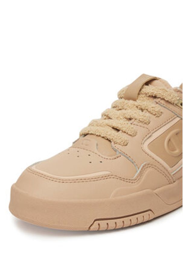 Champion Sneakersy ZN80 BOUCLE S11701-PS013 Beżowy. Kolor: beżowy. Materiał: skóra