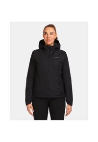 Damska kurtka outdoorowa Kilpi OLVERA-W. Kolor: czarny. Materiał: softshell. Sport: turystyka piesza