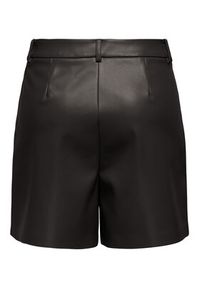 only - ONLY Szorty z imitacji skóry Saramy 15338008 Czarny Regular Fit. Kolor: czarny. Materiał: skóra #7