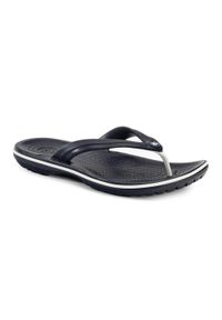 Japonki Crocs Crocband Flip. Kolor: niebieski. Materiał: materiał, syntetyk