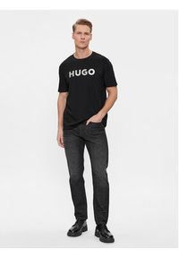 Hugo T-Shirt Dulivio 50506996 Czarny Regular Fit. Kolor: czarny. Materiał: bawełna #3