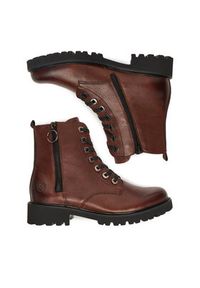 Remonte Trzewiki D8671-22 Brązowy. Kolor: brązowy. Materiał: skóra #4