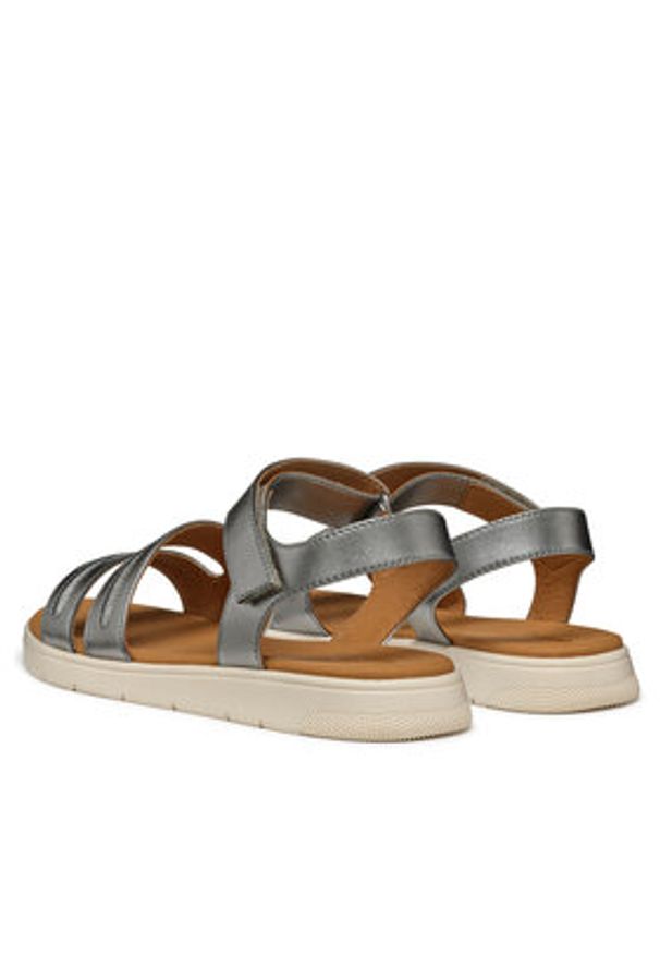 Geox Sandały D Dandra D55NNE 0BNEW C1357 Szary. Kolor: szary. Materiał: materiał