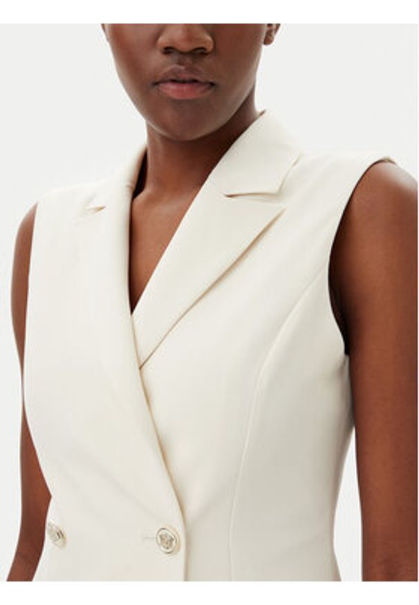 Gaudi Sukienka koktajlowa 511FD15033 Écru Regular Fit. Materiał: syntetyk. Styl: wizytowy