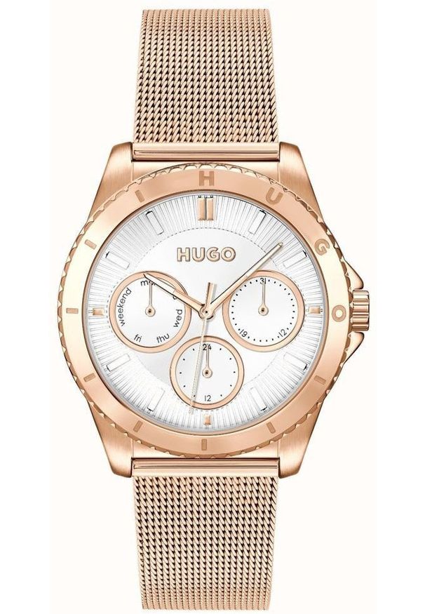 Hugo - Zegarek HUGO 1540161. Kwarcowy, Kolor biały. Kobieta. NoSize. Kolor: biały