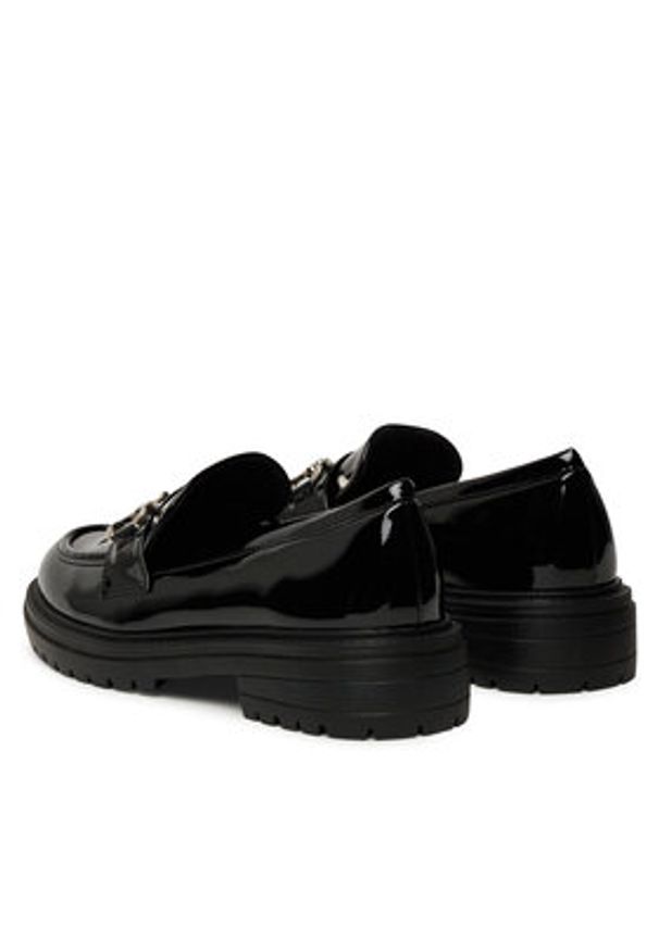 DeeZee Loafersy 8-405-2 Czarny. Kolor: czarny. Materiał: skóra