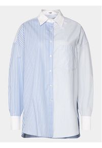 Replay Koszula W2136 .000.10338 Niebieski Comfort Fit. Kolor: niebieski. Materiał: bawełna