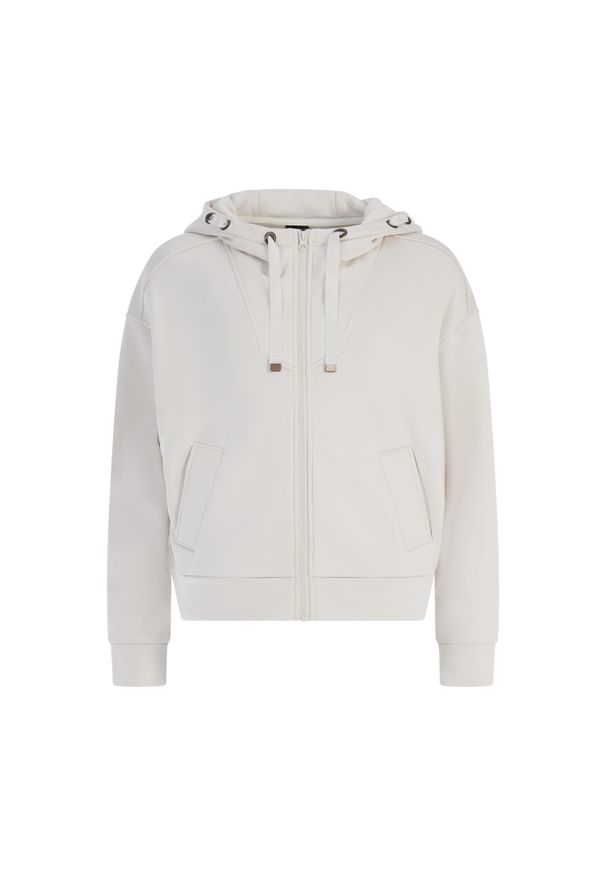 Bluza damska z kapturem Protest Face. Typ kołnierza: kaptur. Kolor: biały