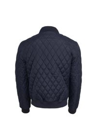 Urban Classics - Męska Nylonowa Kurtka Pikowana Diamond. Kolor: niebieski. Materiał: nylon. Sport: turystyka piesza
