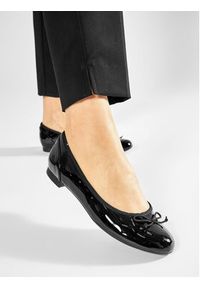 Clarks Baleriny Couture Bloom 261154754 Czarny. Kolor: czarny. Materiał: skóra #7