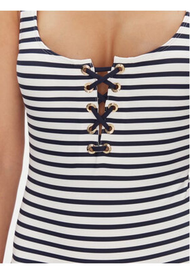 Lauren Ralph Lauren - LAUREN RALPH LAUREN Strój kąpielowy 20529216 Granatowy. Kolor: niebieski. Materiał: syntetyk