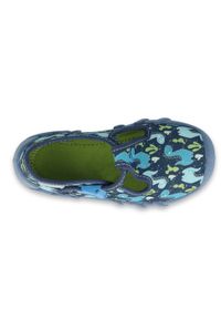Befado obuwie dziecięce 110P448 granatowe niebieskie. Kolor: niebieski. Materiał: bawełna, tkanina #6