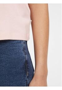 Guess Jeans T-Shirt W4YI05 K8HM0 Różowy Regular Fit. Kolor: różowy. Materiał: bawełna #3