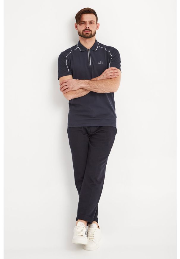 Koszulka polo Armani Exchange polo, z nadrukiem, sportowa