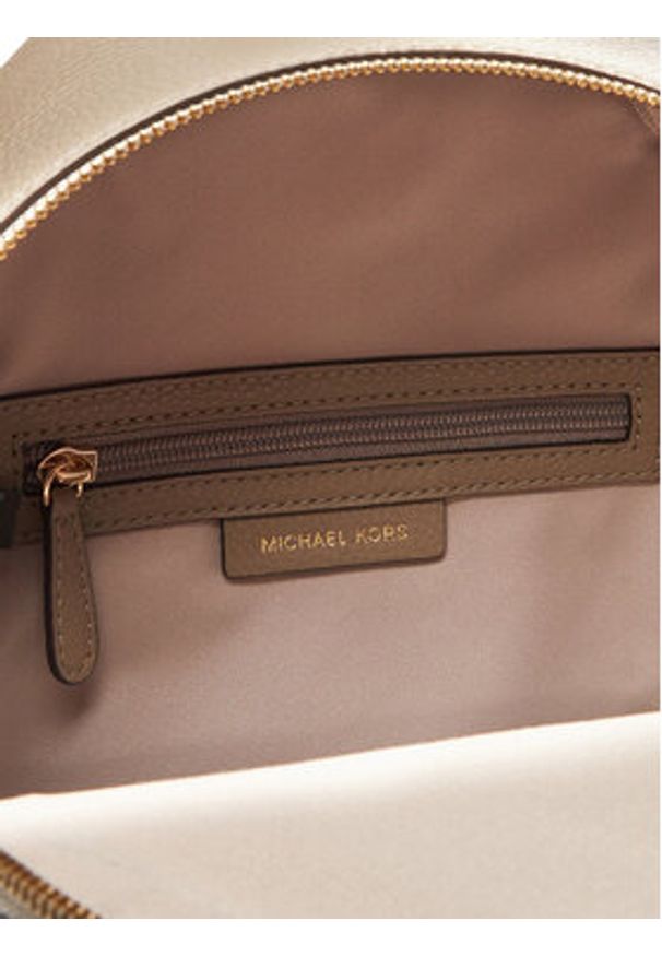 MICHAEL Michael Kors Plecak Tanner 30T5GTNB2L Beżowy. Kolor: beżowy. Materiał: skóra