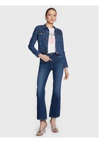 Guess Kurtka jeansowa Delya W3RN01 D4WF1 Granatowy Regular Fit. Kolor: niebieski. Materiał: jeans, bawełna #5