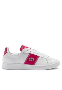 Lacoste Sneakersy Carnaby Pro Cgr 2234 Sfa Biały. Kolor: biały. Materiał: skóra