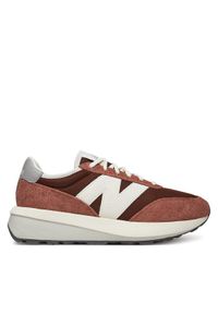 New Balance Sneakersy U370AI Brązowy. Kolor: brązowy. Materiał: skóra, zamsz #1