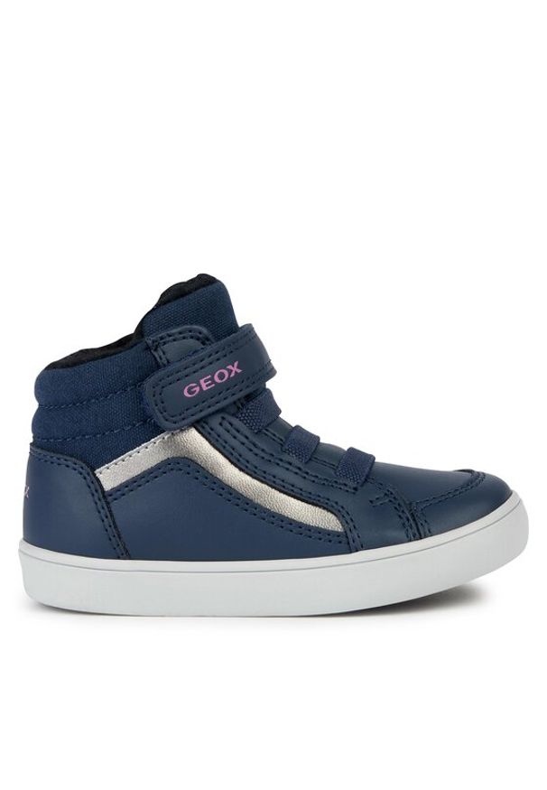 Geox Sneakersy B Gisli Girl B361MF 05410 C4002 S Granatowy. Kolor: niebieski