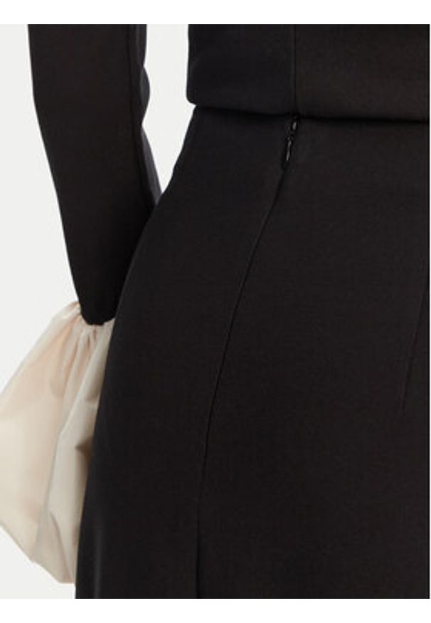 STAUD Spódnica maxi Hawthorne R25R6115PF Czarny Regular Fit. Kolor: czarny. Materiał: wiskoza