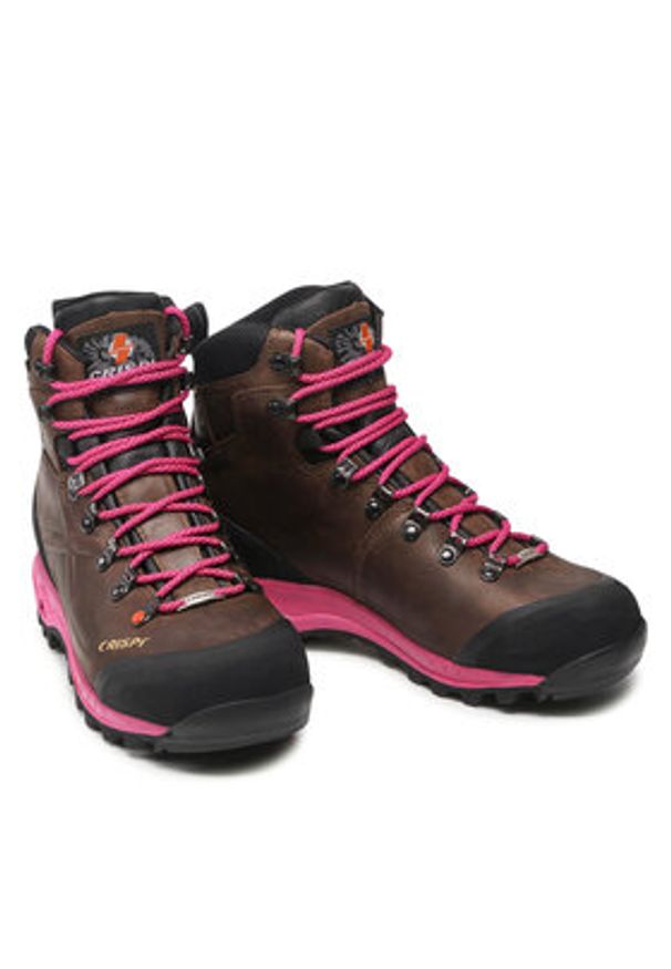 Crispi Trapery Valdres S.E Gtx GORE-TEX CF92704217 Brązowy. Kolor: brązowy. Materiał: skóra