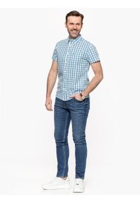 Wrangler - MĘSKA KOSZULA WRANGLER SS 1 PKT SHIRT PARISIAN BLUE W5M44MX96 112130229 #3