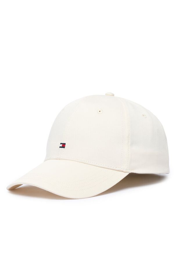 TOMMY HILFIGER - Czapka z daszkiem Tommy Hilfiger. Kolor: kremowy