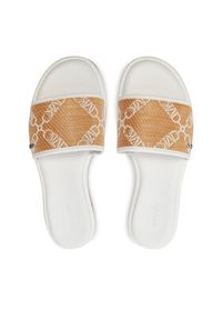 MICHAEL Michael Kors Klapki Saylor 40S4SYFS2Y Brązowy. Kolor: brązowy. Materiał: skóra #4