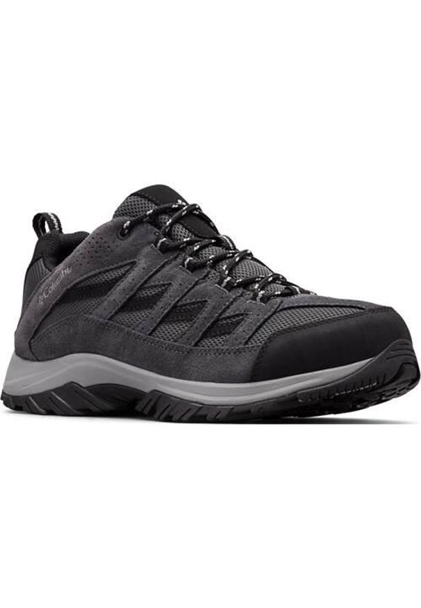 columbia - Buty trekkingowe męskie Columbia Crestwood. Zapięcie: sznurówki. Kolor: czarny. Materiał: materiał, skóra. Szerokość cholewki: normalna