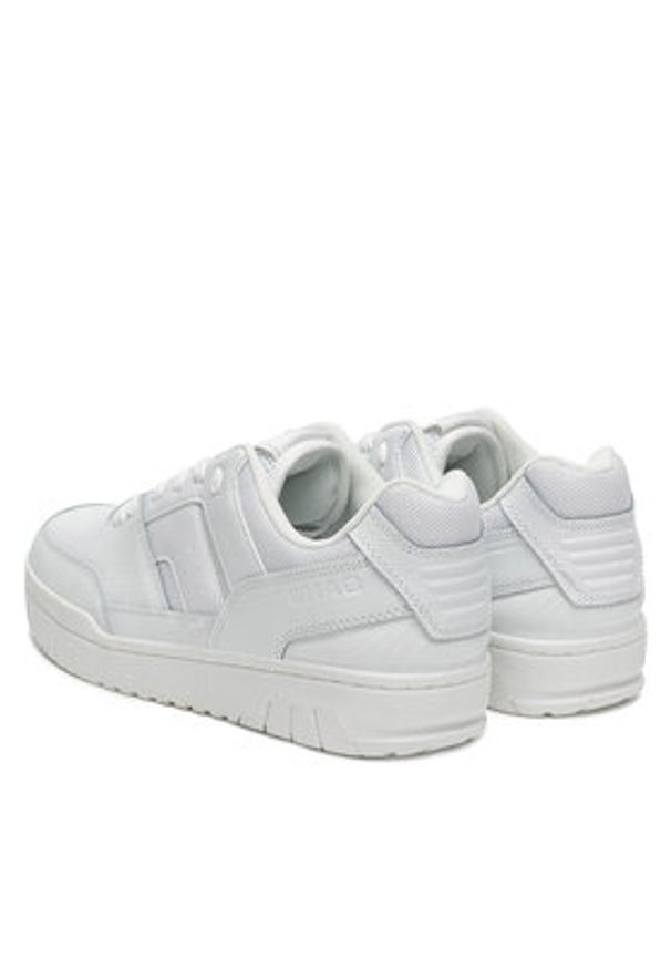 Shaq - SHAQ Buty do koszykówki BREAKER LOW AQ95014M-W Biały. Kolor: biały. Materiał: skóra. Sport: koszykówka