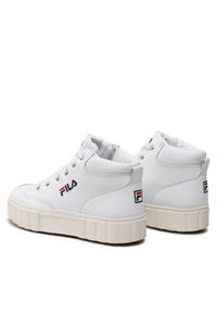 Fila Sneakersy Sandblast Mid Wmn FFW0187.10004 Biały. Kolor: biały. Materiał: skóra #2
