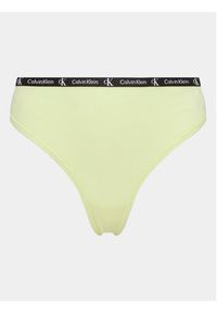 Calvin Klein Underwear Komplet 2 par stringów 000QD3990E Kolorowy. Materiał: bawełna. Wzór: kolorowy #2