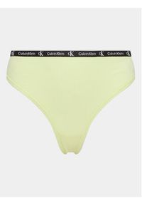 Calvin Klein Underwear Komplet 2 par stringów 000QD3990E Kolorowy. Materiał: bawełna. Wzór: kolorowy