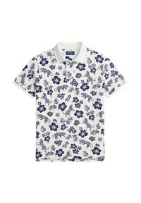 Polo Ralph Lauren Polo 710B13541001 Biały Slim Fit. Typ kołnierza: polo. Kolor: biały. Materiał: bawełna #4