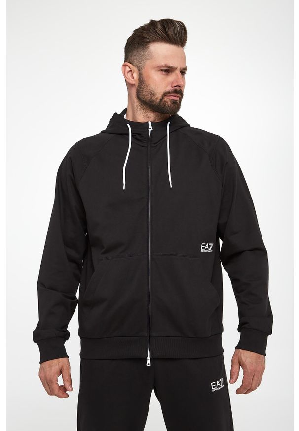 EA7 Emporio Armani - Bluza męska z kapturem EA7 EMPORIO ARMANI. Typ kołnierza: kaptur