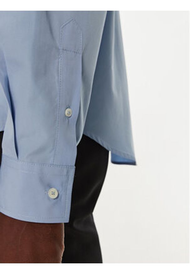 AMI PARIS - AMI Paris Koszula USH104CO0063 Niebieski Regular Fit. Kolor: niebieski. Materiał: bawełna