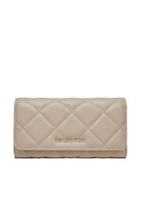 VALENTINO - Valentino Duży Portfel Damski Ocarina VPS3KK113R Écru. Materiał: skóra