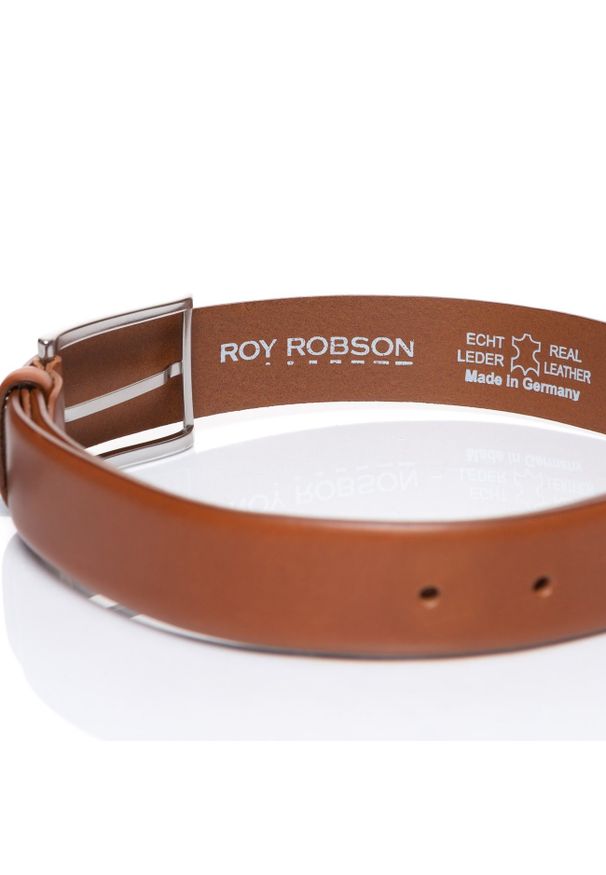 Roy Robson - ROY ROBSON PASEK SKÓRZANY RR0194R81 27 35mm Gürtel Q. 2590. Materiał: skóra. Wzór: gładki