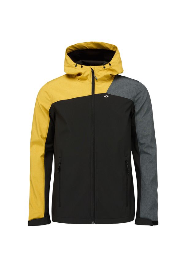 ZOOPLEMENTS - Kurtka softshell LOAP Lamel męska, czarna, XL. Kolor: szary, żółty, czarny, wielokolorowy. Materiał: softshell