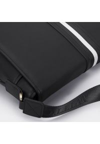 Wittchen - Męska torba na laptopa 15,6” skórzana z tasiemką czarna. Kolor: czarny. Materiał: skóra. Wzór: aplikacja. Styl: casual #4