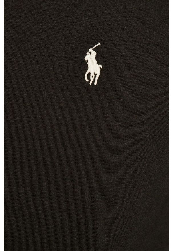 Polo Ralph Lauren - Bluza. Okazja: na co dzień. Typ kołnierza: polo. Kolor: czarny. Styl: casual